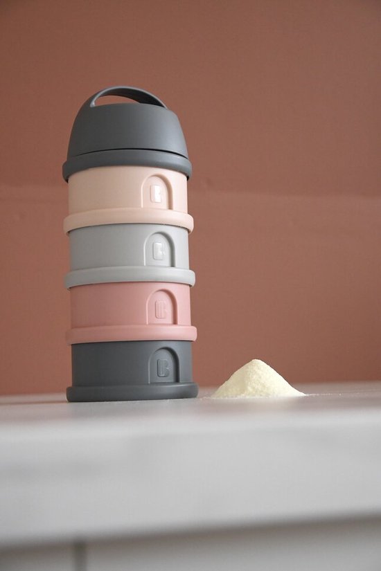 Béaba - Melkpoeder doseerdoosjes - Pink/Grey van Beaba — afbeelding 4