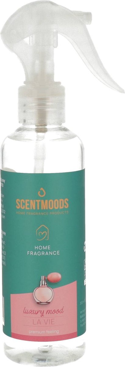 Scentmoods Interieurspray La Vie 200ml - Roomspray - Huisparfum - Huisspray