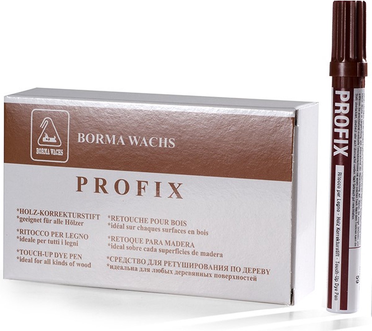 Borma Wachs Profix Retoucheerstift Noten Donker (kleur 63)