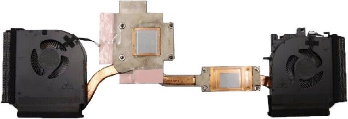 Vervangende Cpu / Gpu koelventilator incl. Heatpipe voor o.a. Lenovo ThinkPad P52 / EP520 Series - P/N: 01HY786 / 01HY783