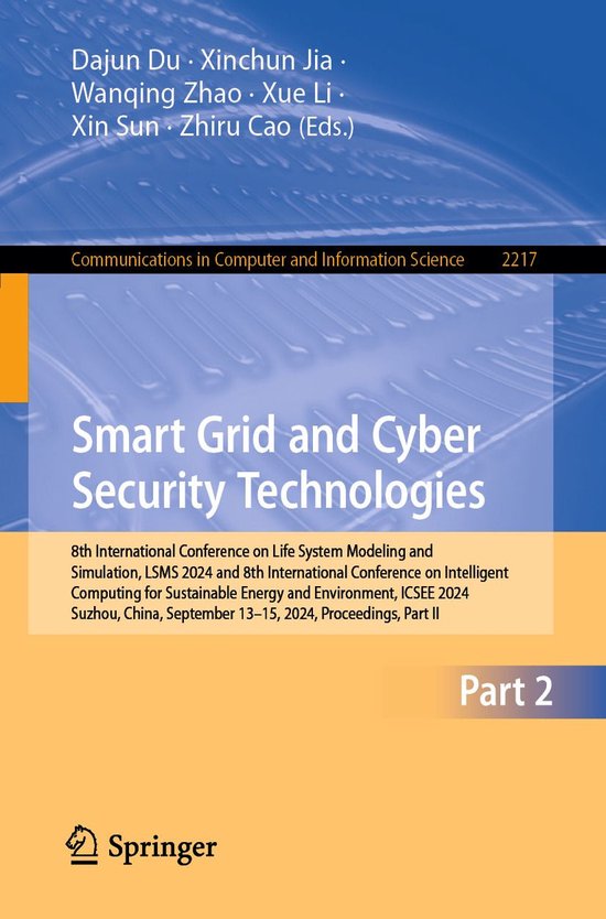 Springer Nature Proceedings Computer Science 2 - Smart Grid  ... - cover