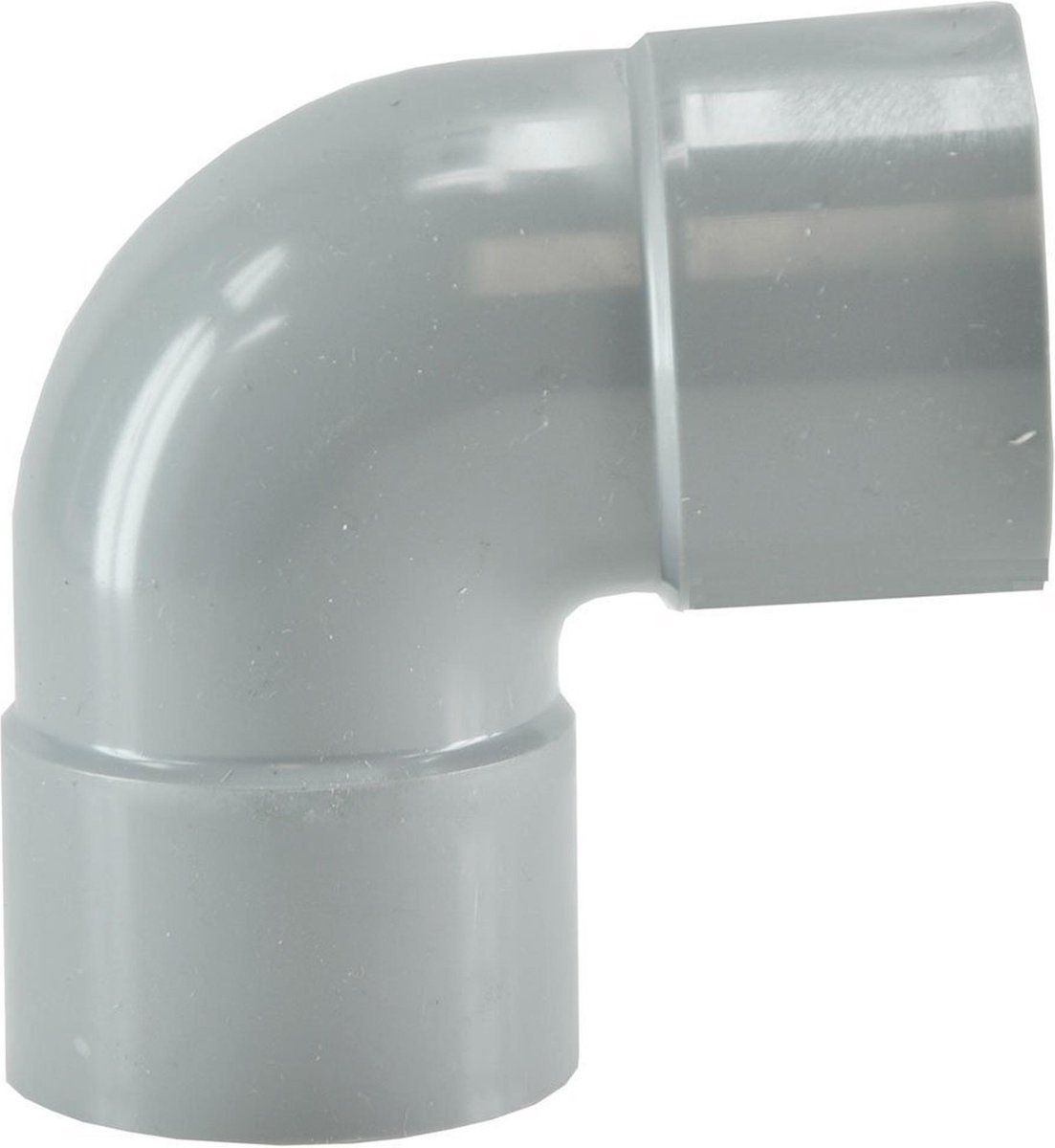 Nicolle/ Jimten/ Redi Pvc Afvoerbocht 90Gr. Mof/Mof Grijs 50Mm