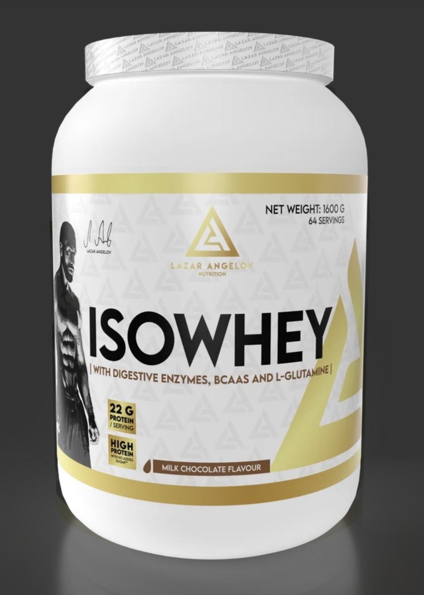 Goedkoopste Lazar Angelov IsoWhey protein isolate powder Milk chocolate – 1600g