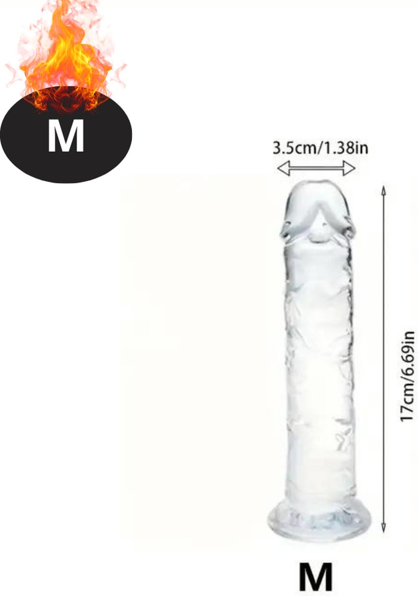 Goedkoopste Bovista Dildo - Anaal - Met Zuignap - Siliconen - Sex Toys - Voor Mannen & Vrouwen - Voor Koppels - Couples - M