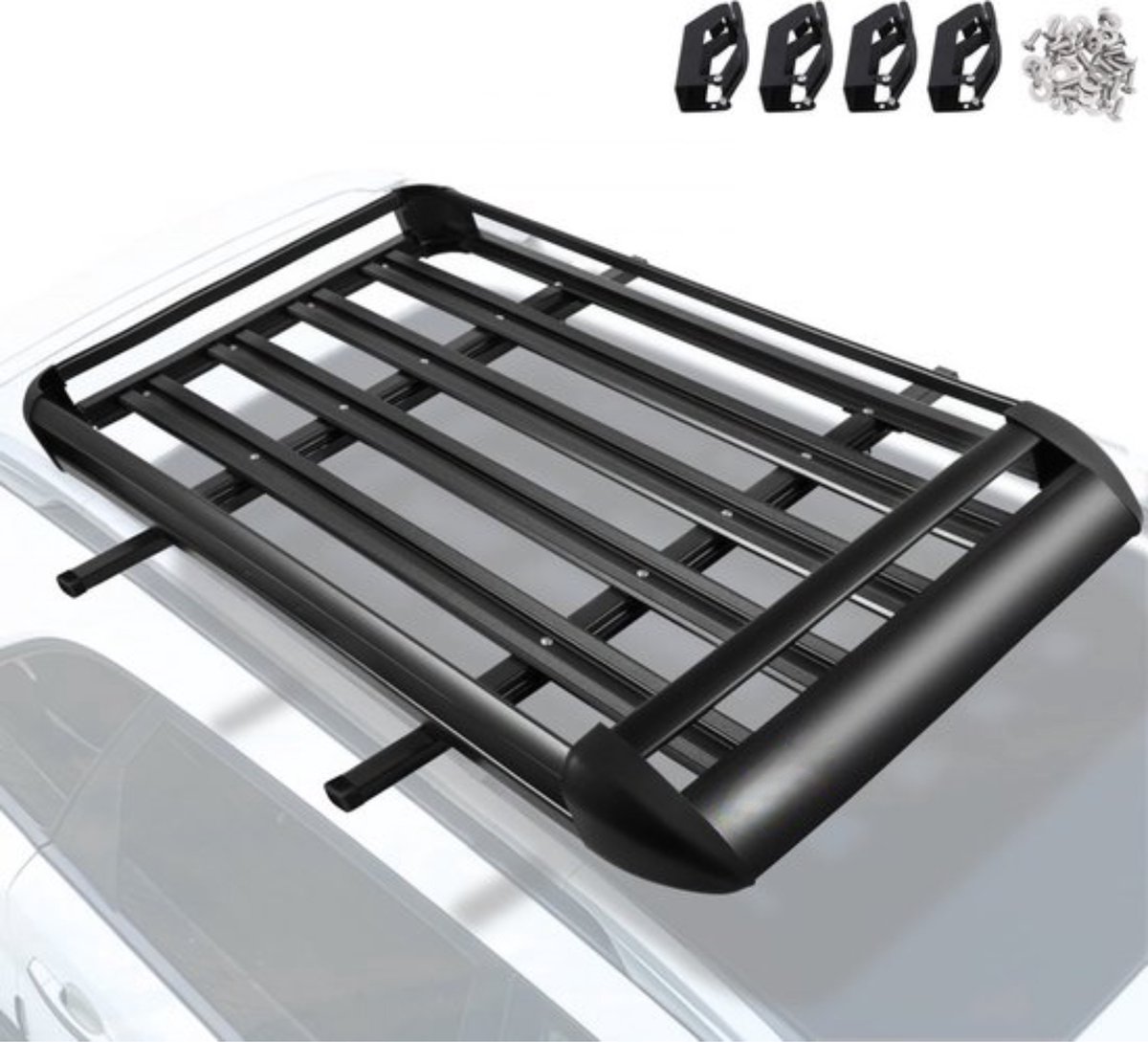 Universele dakdragers - 90KG Laadcapaciteit - Auto - Aluminium - Bagagerek