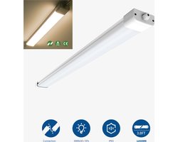ANTENLICHT LED Vochtbestendige Armatuur Led Verlichting met Armatuur 120 cm 36W 4000K 3300lm Plafondlamp LED TL Werklamp - Warm wit