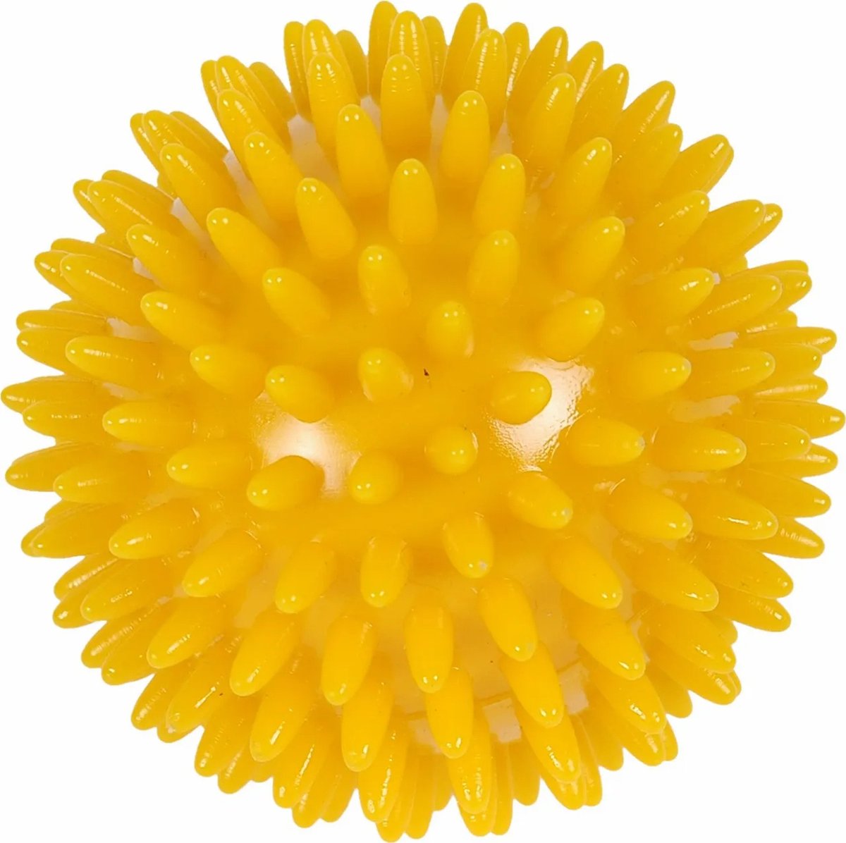 Goedkoopste Massage Bal met spikes | Diameter 8 cm | Geel