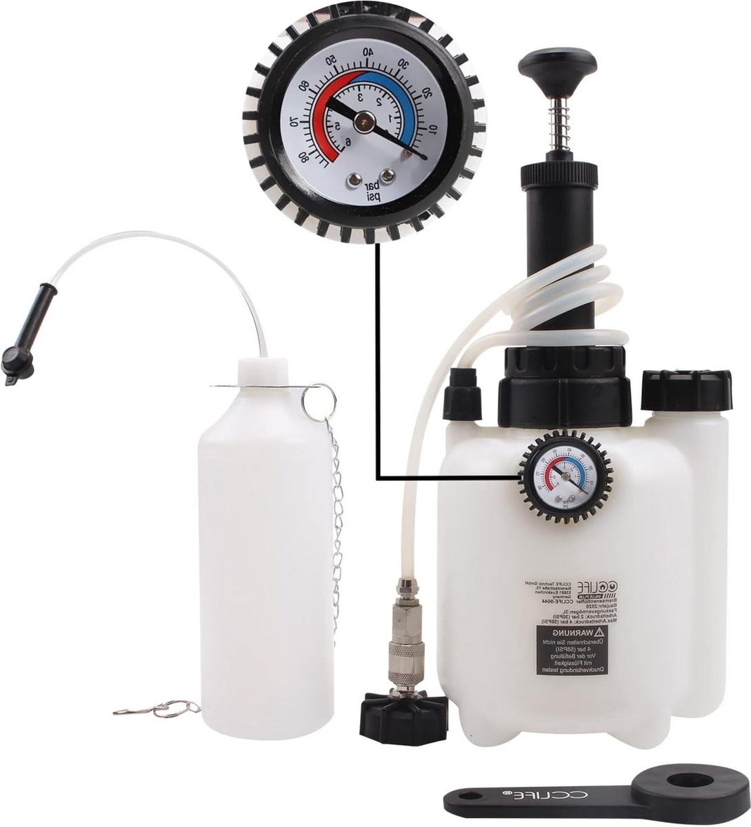 Professionele 4 Liter Vacuüm Remontluchterset Inclusief 1 Liter Opvangfles