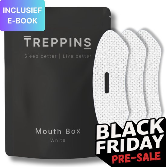 TREPPINS mondbox – 30 stuks – anti-snurk – mondtape – myotape