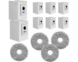 Accessoirespakket voor Ecovacs Deebot X2 Deebot X2 OMNI Deebot X2 PRO - Stofzuigerzak [partij 8] Microvezeldoekje [partij 4]