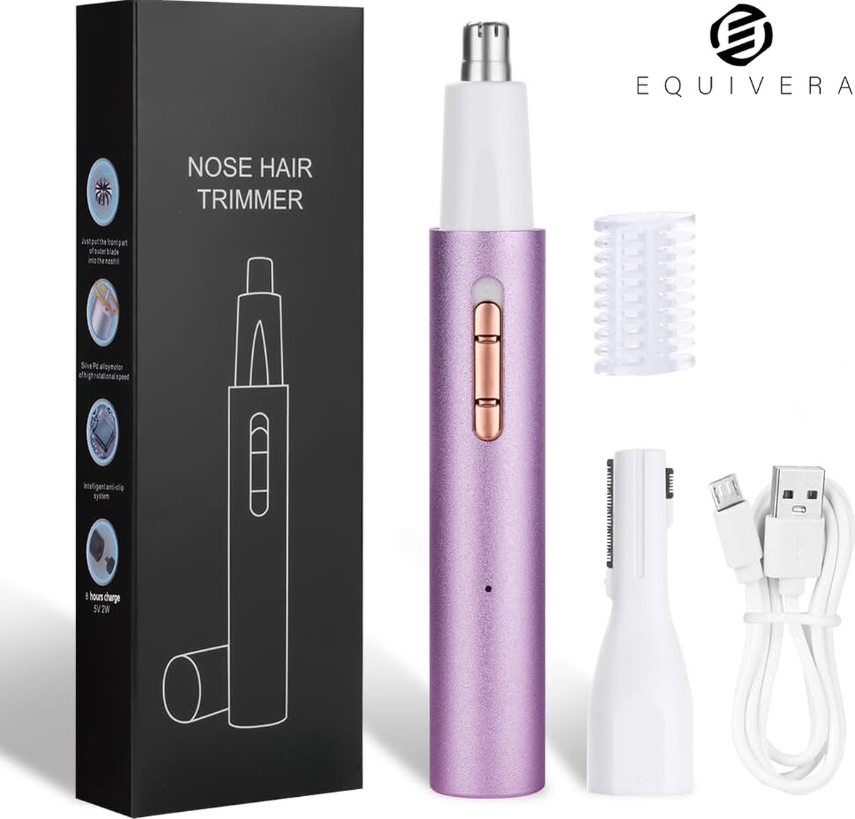 Equivera Neustrimmer Mannen - Neus Trimmer - Neustrimmer en Oortrimmer - Neus Trimmer Mannen