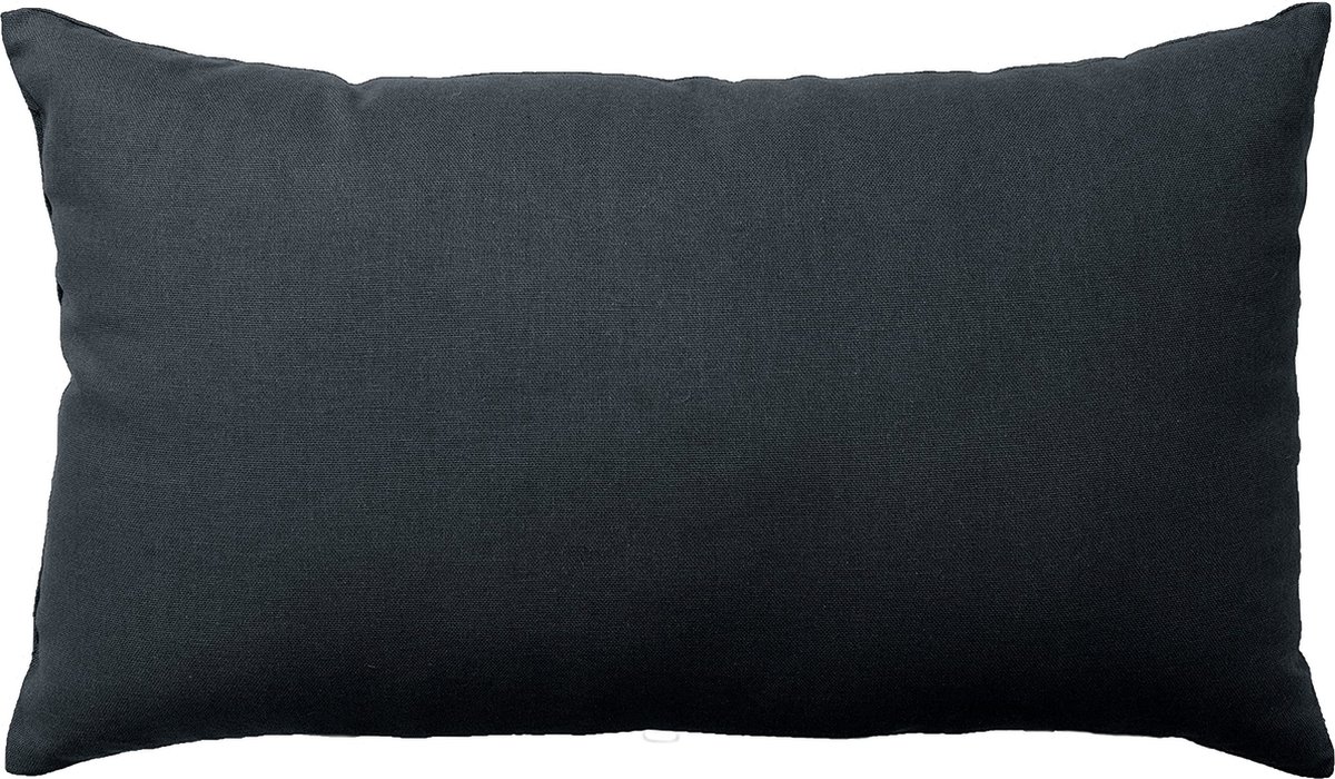 La'Moussawi ® Stijlvol Donkergrijs Kussen 30x50 cm met Zachte Katoenen Hoes en Comfortabele Vulling