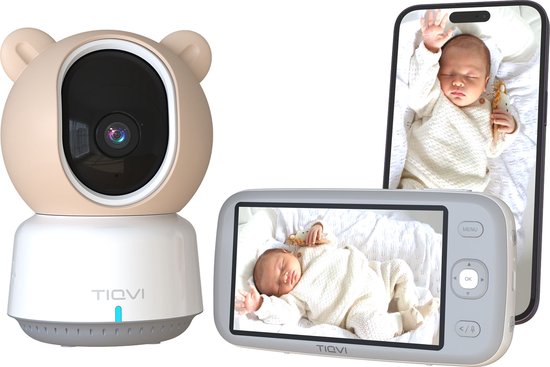 Tiqvi Smart Babyfoon met Camera en App 1080P - Tiqvi - €89,99
