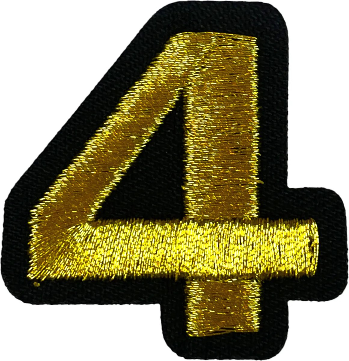 Oeteldonk embleem - Gouden cijfer 4