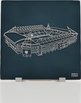 Abe Lenstra Stadion - Heerenveen - Tegel (3D-Print) inclusief houder - SC Heerenveen
