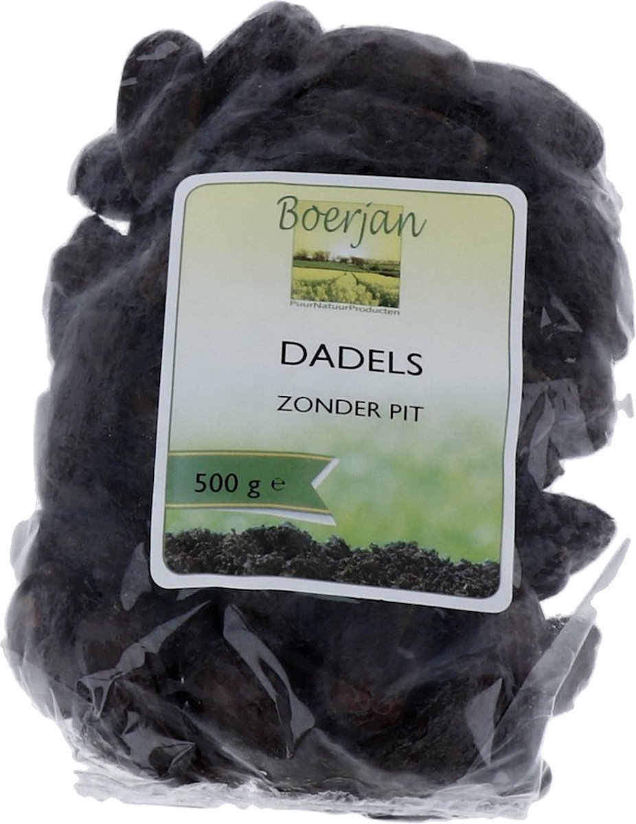 Goedkoopste Boerjan Dadels Zonder Pit 500GR