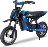 EVERCROSS Kinderen Elektrische Motorfiets | 300W | 25 km/u | 3 Snelheidsstanden | 3-12 Jaar | Blauw/Rood