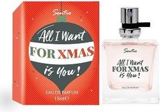 SENTIO All I Want For Is XMAS Is You! Eau de Parfum - Miniparfum 15 ml - Houtachtige Geur - Cacao geur - Vanille - Tabak Geur
