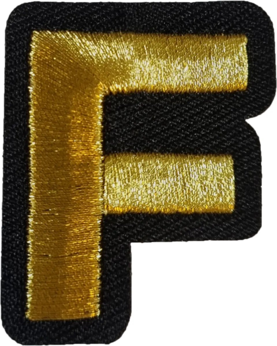 Oeteldonk embleem - Gouden letter F
