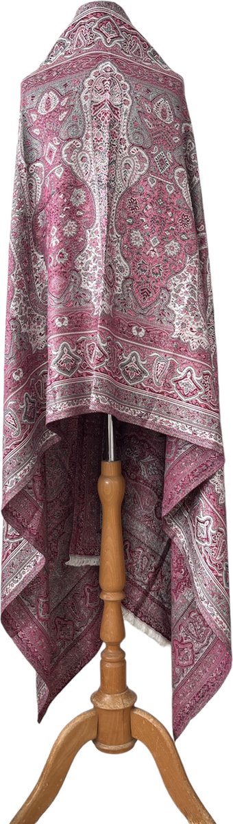 N3 Collecties Pashmina Zijden Sjaal Wrap Stole Omkeerbare Klassieke Kwasten Voor Vrouwen 70X180cm