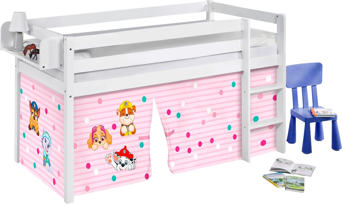 PAW Patrol Halfhoogslaper Paw Patrol Roze met tent