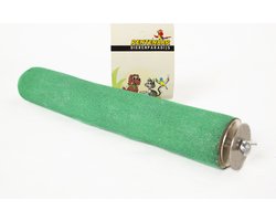 papegaaien zitstok- vogel zitstokken- zitstok- papegaaien standaard groen xl 33 cm lang en 5 cm doorsnee