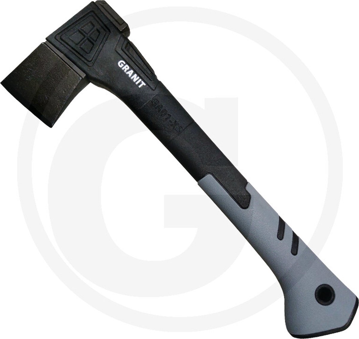 GRANIT BLACK EDITION - Handbijl - 36cm - 440gr kop