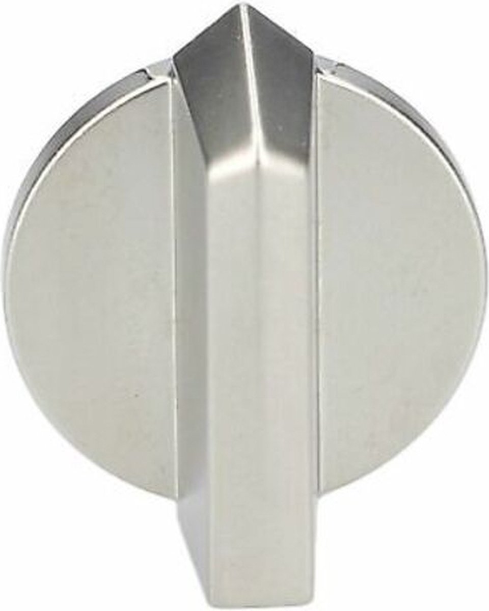 Knop - draaiknop zilver grijs - knop Smeg oven magnetron 764976283