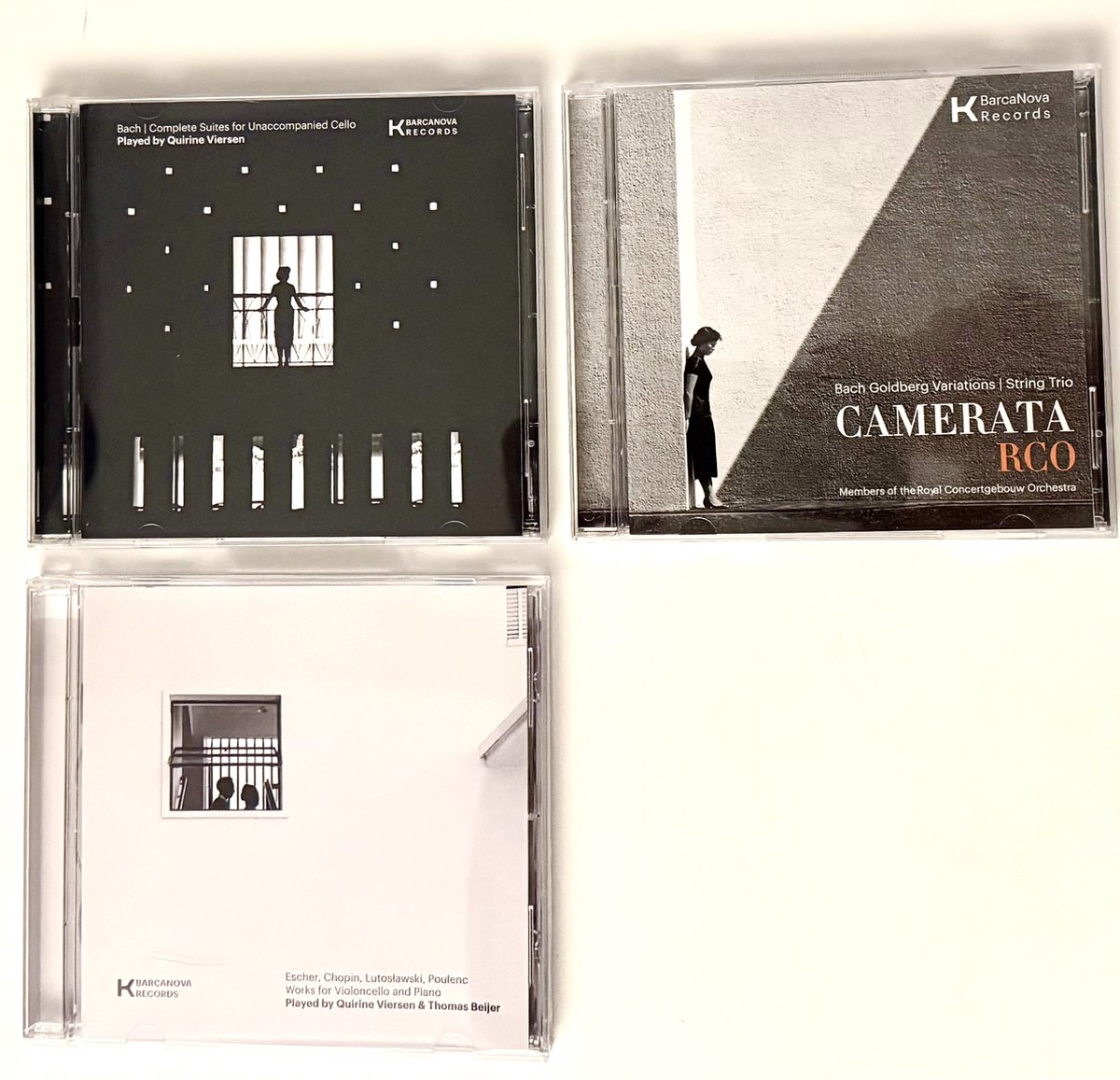 Bundel - Camerata RCO - Quirine Viersen - Thomas Beijer - Klassieke Muziek CD - Bach - Chopin - Escher - Lutoslawski - Poulenc - Cello Suites - Goldberg Variations