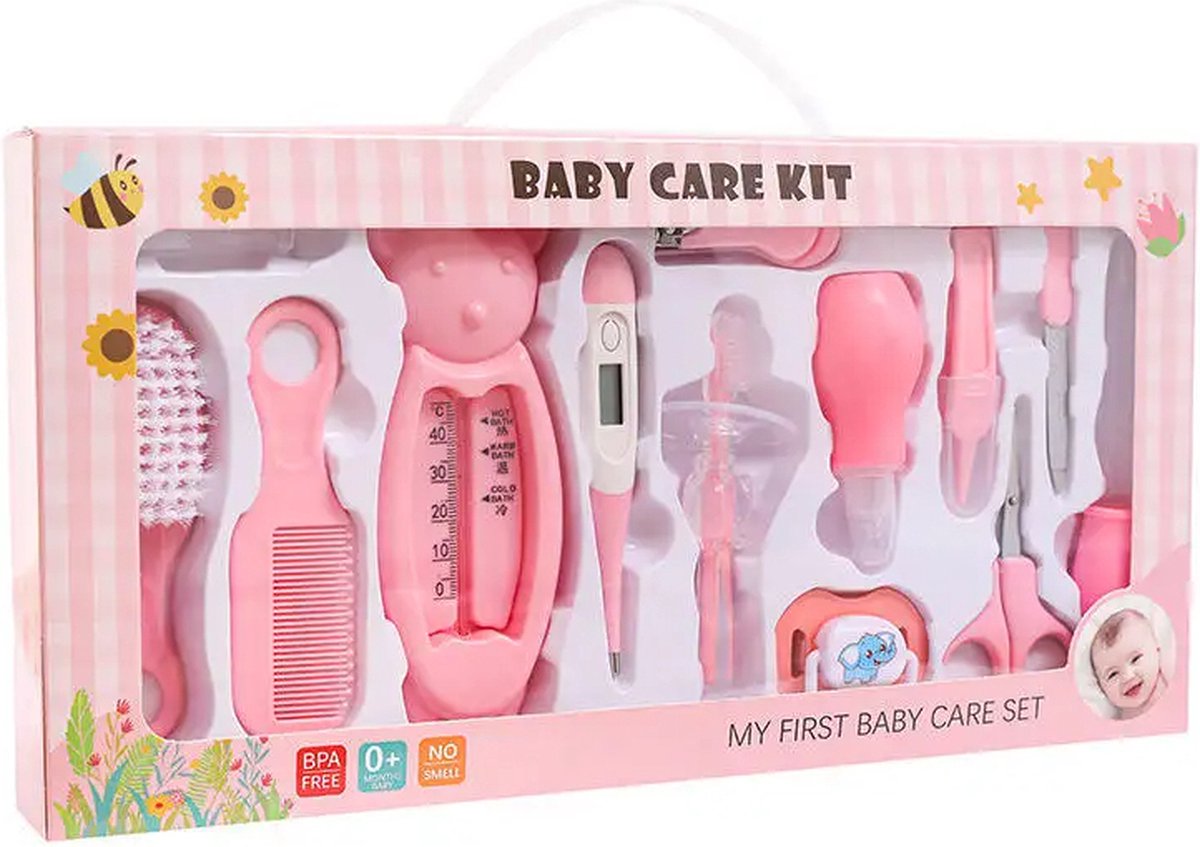 Goedkoopste AnyPrice® Baby Verzorgingsset / Karaamcadeau Jongen - incl. Baby Borstel - baby Nagelvijl - Kraamcadeautjes - Baby Speen - Baby Thermometer - Baby Tandenborstel - Baby Nagelknipper - Baby Manicureset - Blauw