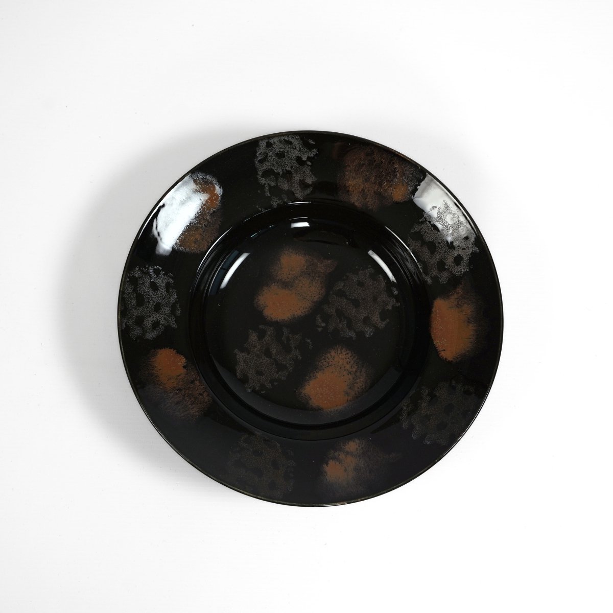 L’AMAR Jasper - Handgemaakt Porselein Servies - Pastabord - Set van 6 stuks - Diameter 26 cm