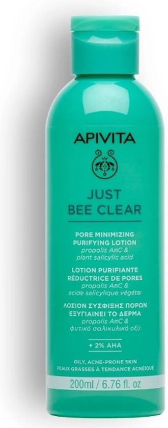 Apivita Face Care Just Bee Clear Pore Lotion Purifiante Minimisant 200 ml
