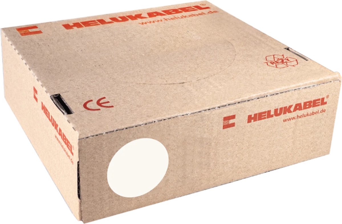Montagedraad VDS 1mm² (H05V-K) 70° wit - per rol 100 meter (29118)