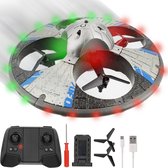 Silvergear RC Jouets Drone UFO - Drone pour Enfants - Jouets UFO - RC Drone - Grijs