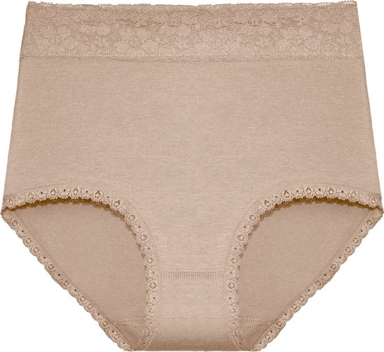 Gaubert 5-pak kanten dames taille slips - Kanten dames onderbroeken multipack katoen - Dames ondergoed - L