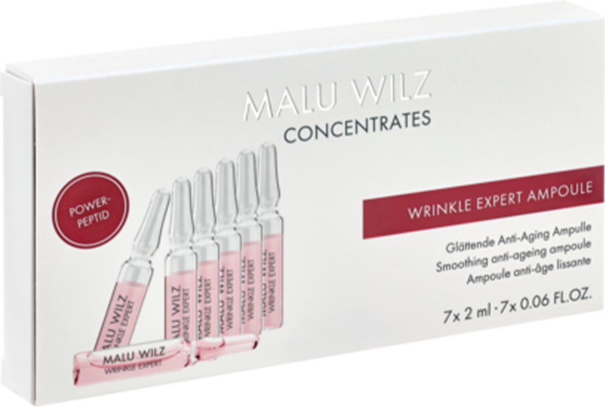 Goedkoopste Malu Wilz Concentrates - Wrinkle Expert Ampoule 7x2ml - verzacht rimpels en lijntjes