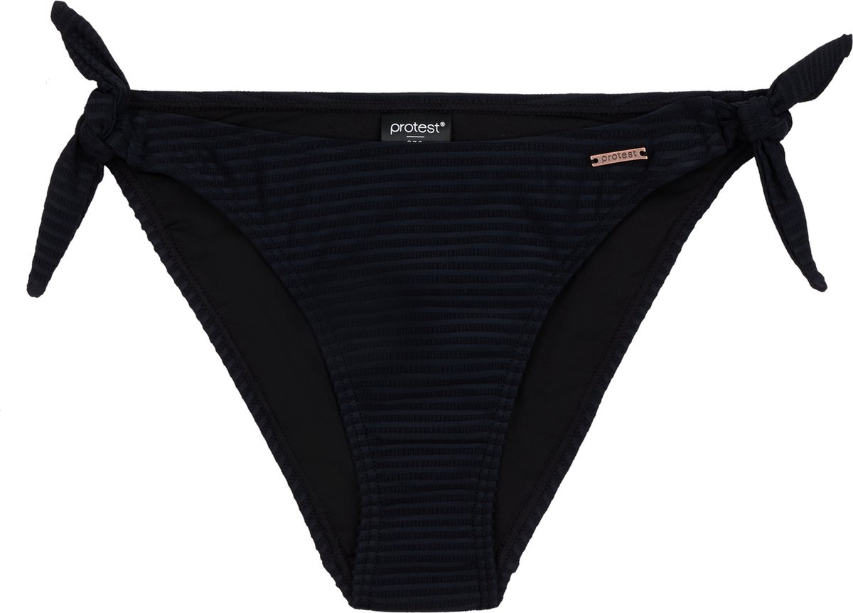 Protest Mixbloem – Tie side bikini broekje Dames – Strikbandjes – Mix & Match Zwart