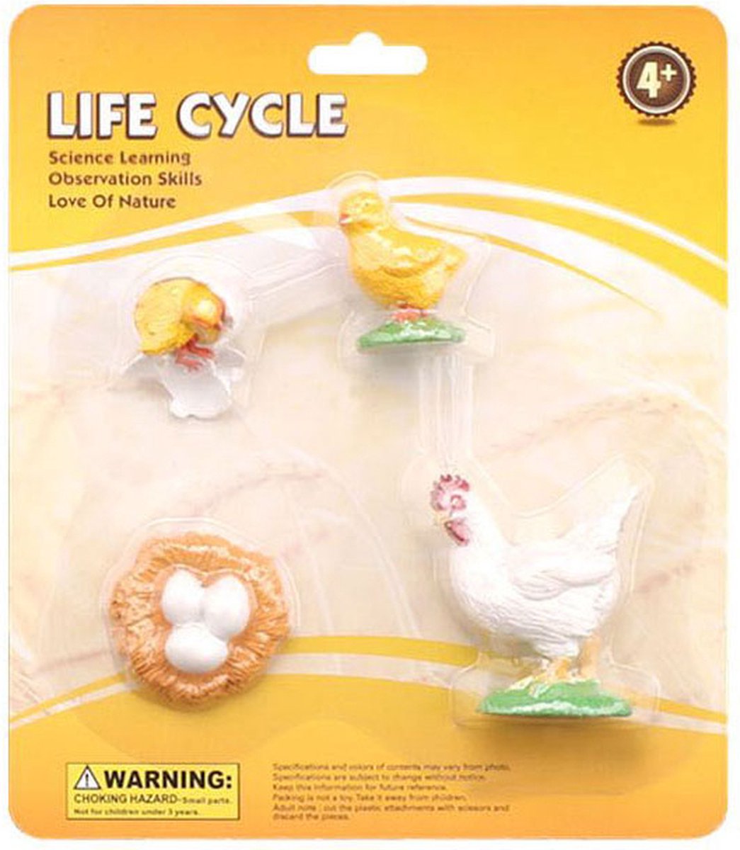 Levenscyclus Haan Speelfiguren Set