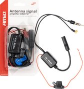 Signaalversterker voor antenne 12V DAB FM AMIO-04134