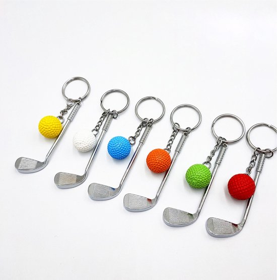 Mini Golf Club Sleutelhanger - Leuke Sport Sleutelhanger, Accessoire voor Golf Fans van Viccess — afbeelding 3