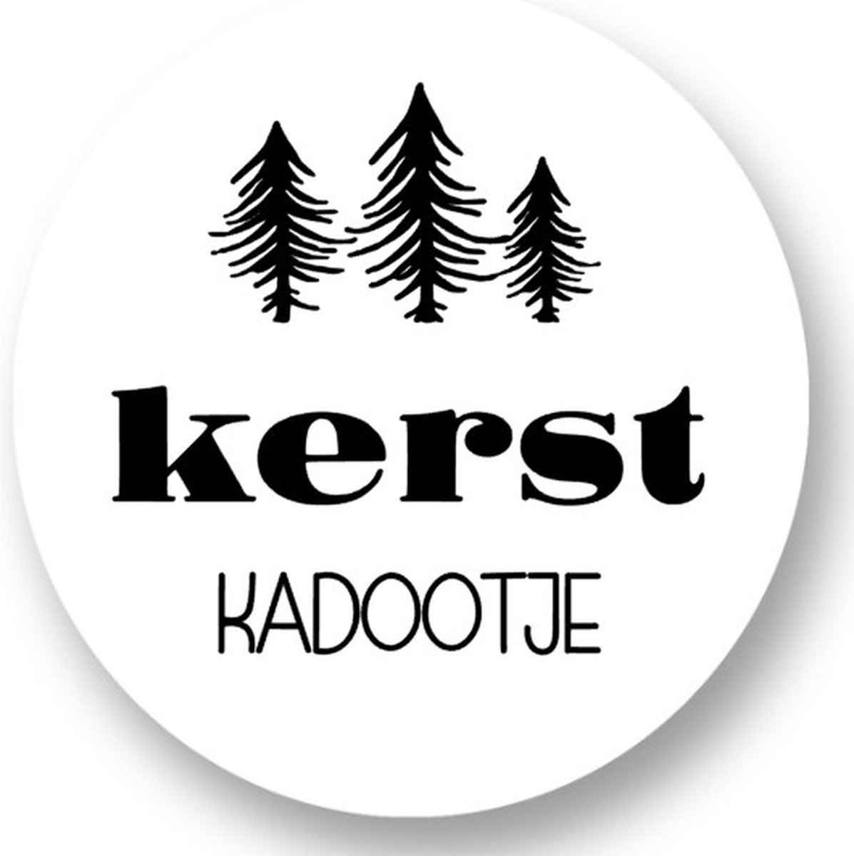 20x Kerst Kadootje - Kerst Stickers - 40mm - 20 stuks - Kerst labels - Feestdagen - Naam Sluitzegel | Rond / Cirkel | Stickers - Envelop sticker - Kaart | Cadeau – Cadeauzakje