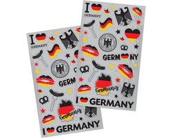 Stickervellen Duitsland - Duitsland Stickers - Vakantie Duitsland - Duitsland Decoratie - Stickervellen - Kaarten Maken - Vakantie Stickers - Duitsland - Stickers Volwassenen - Knutselen - Fotoboek Stickers - Duitse Stickers