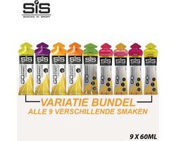 Science in Sport - SiS Go Isotonic Energiegel 9-pack Mixed - Sportgel / Energy gel - 9x60 ml - variatie bundel