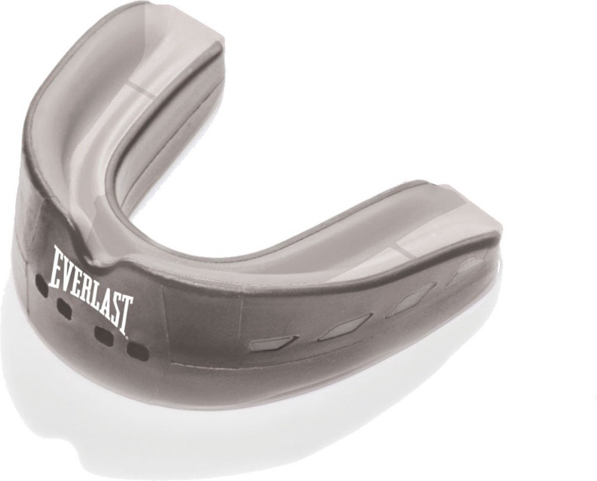 Everlast Evershield Double Mouth Guard, Grey, One Size