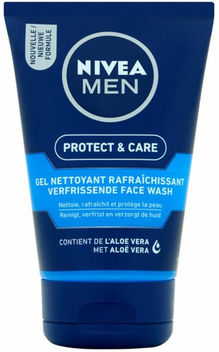 Goedkoopste 6x Nivea Men Face Wash Protect & Care 100 ml