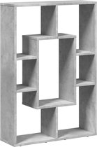 Boekenkast 40x24x175 cm bewerkt hout grijs sonoma eikenkleurig kopen