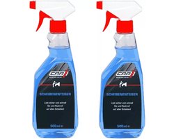 Ruitenontdooier - Car1 - antivries spray - 2-pack - ruitenontdooier voor auto - krachtige ontdooispray - winter - kouyd - 2x 500ml