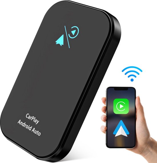 2-in-1 Car Dongle - Carplay Dongle - Android Auto Dongle - Draadloos Carplay & Android auto - 2026 model
