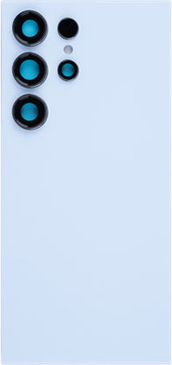 Back Cover Geschikt Voor Samsung Galaxy S24 Ultra S928B - Titanium Blue - Inclusief Lens