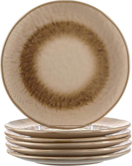 Iittala Teema Wit B-keus Set van 6 Dinerborden 26 cm